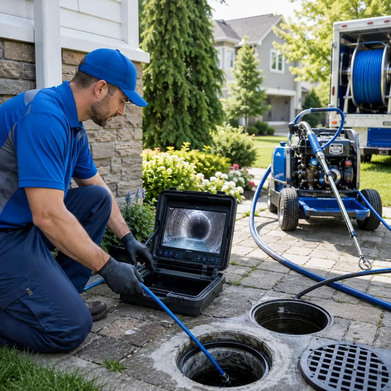 Outdoor drain cleaning professionals serving Oakville, IA