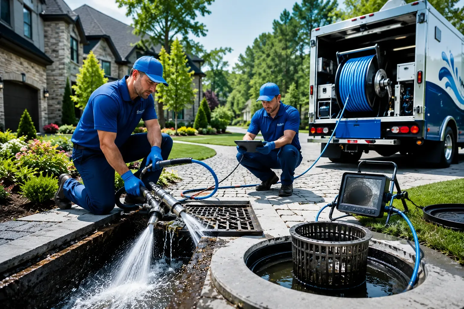 Local outdoor drain cleaning professionals in Oakville, IA