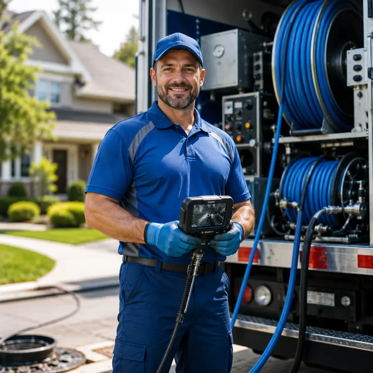 Local outdoor drain cleaning specialists in Oakville, IA
